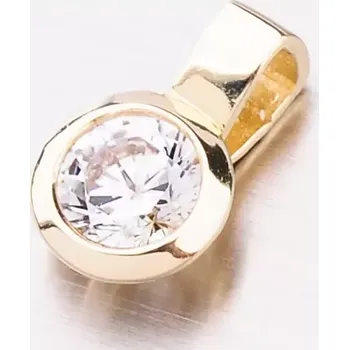 Přívěsek Dámský přívěsek žluté zlato 585 zirkon 53DZ-8005Z-ZIR