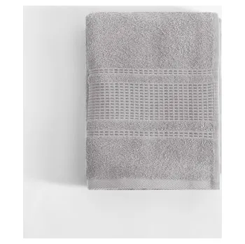 Ručník Bavlněný ručník světle šedý ROYAL 70x140 cm