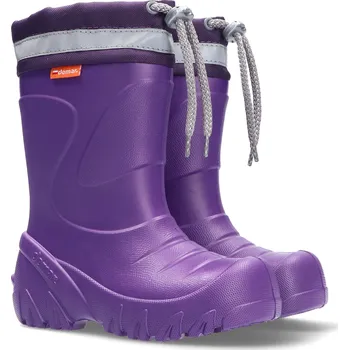 Dívčí obuv Demar dětské zateplené holínky MAMMUT S 0300 K fialové vel.22/23
