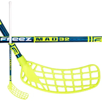 Florbalová hůl FREEZ MAD 32 blue-yellow 90 round MB L