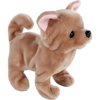 plyšák PLYŠ Pes 21cm chodící na baterie Zvuk (plyšová hračka)