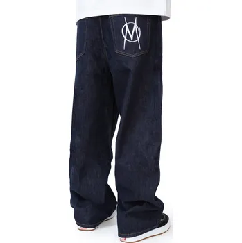 Pánské džíny Kalhoty Mercur Loose Monument Raw Denim - M