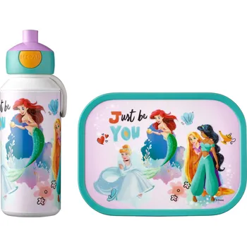 Svačinový box MEPAL Campus Disney Princess - plastová krabička na svačinu / obědová krabička s lahví
