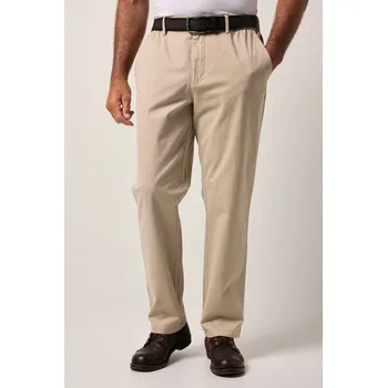 Dámské kalhoty JP-Aware, Plus size JP AWARE chino kalhoty, biobavlna, FLEXNAMIC®, OCS certifikace pro plnoštíhlé nadměrná velikost, 829104300-1455, béžový, 6XL, Plus size oblečení, Oblečení pro vysoké muže, Nadměrné velikosti, Oblečení pro plnoštíhlé.