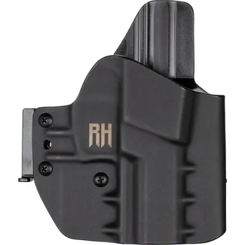 Příslušenství pro sportovní střelbu RH Holsters FROGY - Heckler & Koch SFP9 SK - vnější kydexové pouzdro - poloviční sweatguard - černá Pouzdro je pro: Pravák