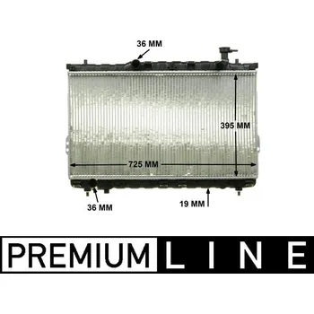 Chladič motoru Chladič, chlazení motoru MAHLE CR 1297 000P