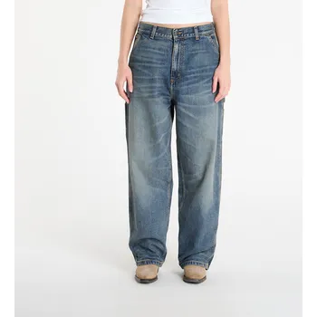 Džíny Carhartt WIP W' Brandon Single Knee Pant Blue Worn Used Wash L