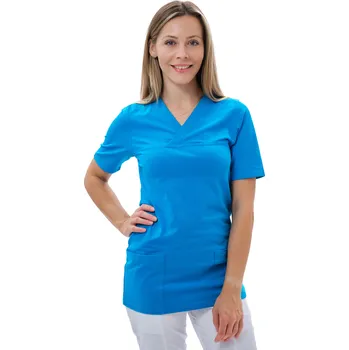 Zdravotnický oděv Perlička® Zdravotnická košile LUJZA Tmavý tyrkys Barva: Tmavý tyrkys, Velikost: S
