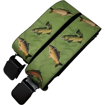 Kšandy Pánské kšandy s motivem pro rybáře- zelené