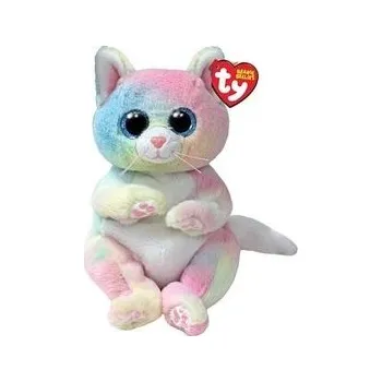 plyšák Beanie Bellies Jenni - tęczowy kot 15cm