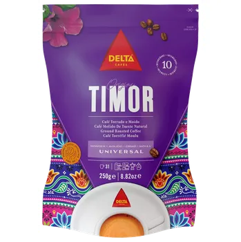 Káva Káva Delta Cafés Timor, mletá káva, 220 g