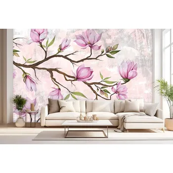 Fototapeta Fototapeta na zeď - Magnólie v jemných tónech Typ: Vliesová