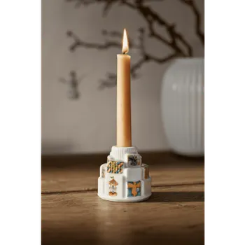 Svícen Kähler Hammershøi Christmas Porcelánový svícen Gifts Hammershoi Christmas bílá