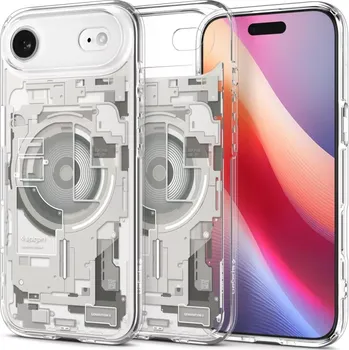 Náhradní díl pro mobilní telefon Kryt Spigen Case Ultra Hybrid Mag with MagSafe iPhone 17 Air Zero One Natural Tutanium