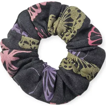 ESITO | Gumička do vlasů scrunchies Butterfly - šedá / UNI