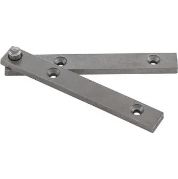 Nábytkové kování Sklápěcí závěs bez dorazu, vydutý 80x9x3 mm, ocel lesklá