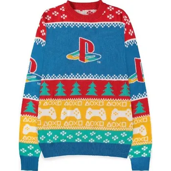 Dámský svetr Difuzed Vánoční svetr PlayStation - Logo S Multicolor
