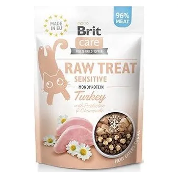 Pamlsek pro kočku Brit Raw Treat Cat Sensitive, Turkey 40g