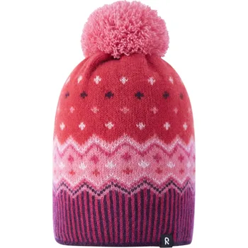Pokrývka hlavy Dětská zimní čepice Reima Pohjoinen růžová 52-54
