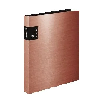 Kancelářské potřeby KARTON P+P Pořadač A4 lamino R25-4kr. Metallic měděná