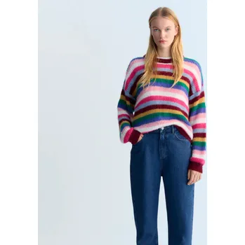 Dámský svetr THE NEW SOCIETY Svetr Astrid - Jumper Multicolor Velikost: XL