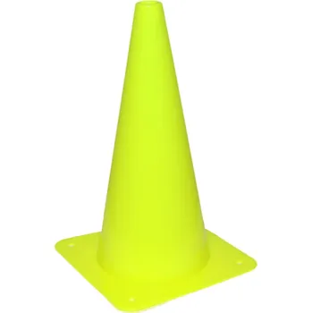 Sportovní kužel Köck sport Kužel bez otvorů PE 23 cm Barva: žlutá