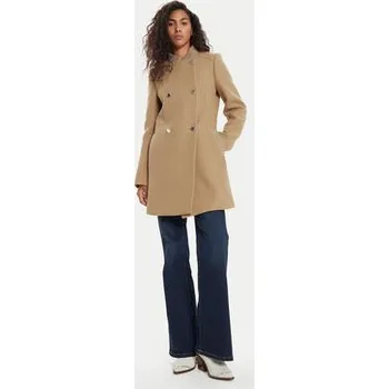 Dámský kabát Morgan Vlněný kabát 242-GSUZI Hnědá Slim Fit 44