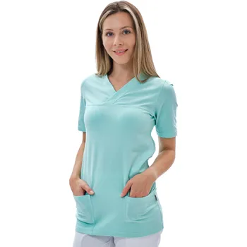 Zdravotnický oděv Perlička® Zdravotnická košile LUJZA Světlý tyrkys Barva: Světlý Tyrkys, Velikost: XL