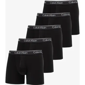 Boxerky Calvin Klein Microfiber Stretch Boxer Brief 5-Pack Black L