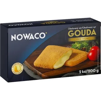Nowaco Obalovaný sýr gouda premium 200 g
