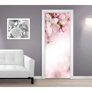 Fototapeta Samolepící fototapeta na dveře - Jarní květy