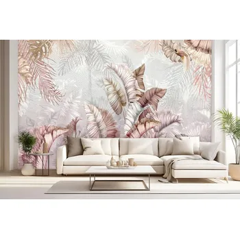 Fototapeta Fototapeta na zeď - Tropická elegance v pastelových tónech Typ: Samolepící vinylová