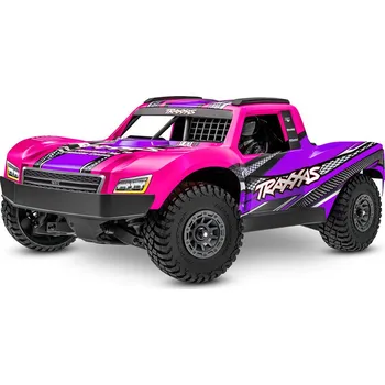 RC model auta RC auto Traxxas Mini Slash 1:12 BL-2s 4WD RTR PINK