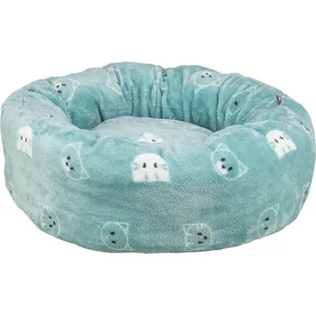 Pelíšek pro psa TRIXIE PLYŠOVÝ KULATÝ PELECH MIMI ŠALVĚJ 50CM 374881