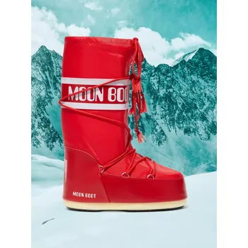 Dámská zimní obuv Dámské sněhule Moon Boot Icon Nylon Red