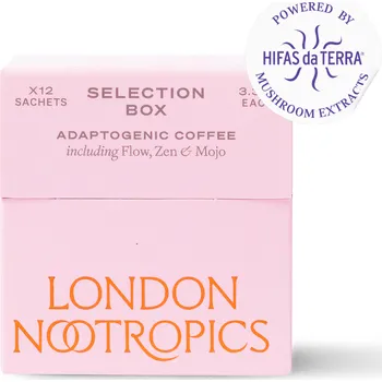 Káva London Nootropics (Velká Británie) London Nootropics Adaptogenní káva Mix (12 x 3,3 g)