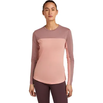 Dámská móda Dámské merino tričko s dlouhým rukávem ICEBREAKER Wmns 125 Cool-Lite Sphere LS Tee CB, Blush/Summit/Cb velikost: M