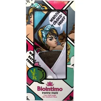 Menstruační vložka Dámské hygienické pratelné vložky Poppy Pads