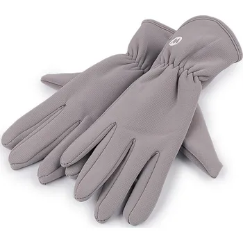 Rukavice Dámské rukavice zateplené, dotykové Varianta: 1 šedá světlá, Balení: 1 pár