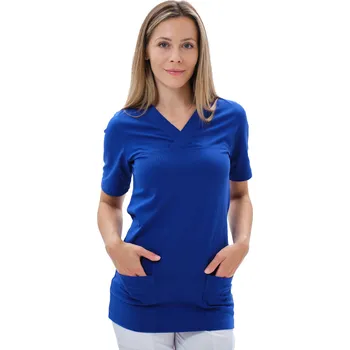 Zdravotnický oděv Perlička® Zdravotnická košile LUJZA Pařížská modrá Barva: Pařížská modrá, Velikost: XXL