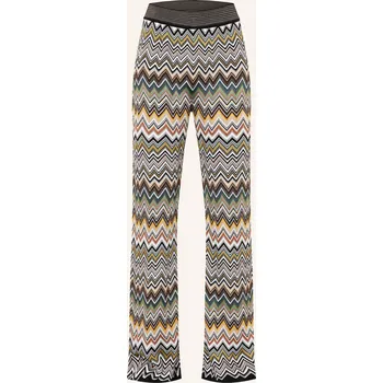 Dámské kalhoty Missoni Dámské Marlene Kalhoty, černá / bílá / hnědá, 36