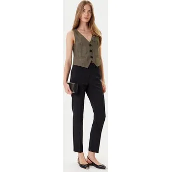 Pánská vesta Marella Obleková vesta Cantico 2523156031 Khaki Slim Fit 46