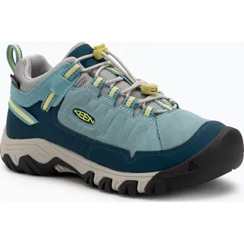 Dívčí obuv Dětské trekingové boty KEEN Targhee IV Low Waterproof reef waters/daiquiri green