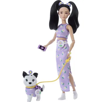 Panenka Mattel Barbie Panenka styl pro dva - květiny