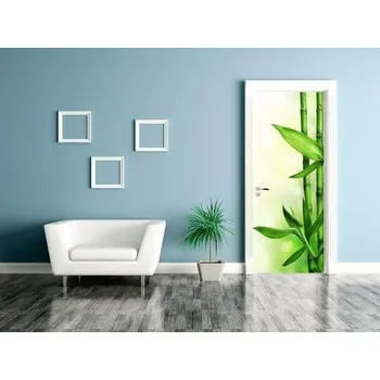 Fototapeta Samolepící fototapeta na dveře - Bambusový list