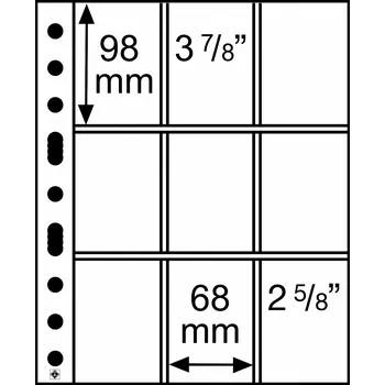 Obal pro sběratelský předmět LEUCHTTURM Grande PRO TCG listy Barva: Černé