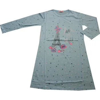 Dívčí noční košile xcena Bavlněná noční košile tyrkysová Velikost: 8 roků