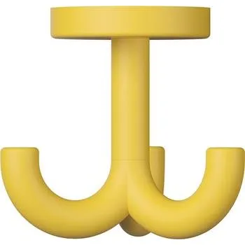 Věšák Ttrojitý otočný věšák HEWI 477.90B050 v.70mm, polyamid hořčičně žlutá mat