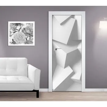 Fototapeta Samolepící fototapeta na dveře - 3D Veliké kostky