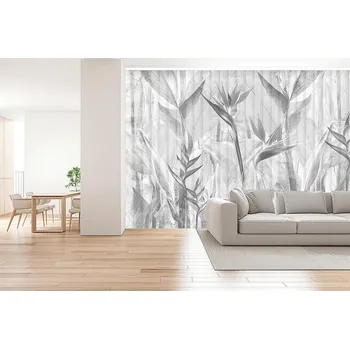 Žaluzie Vertikální fotožaluzie - Šedá oáza Látka: Zatemňující